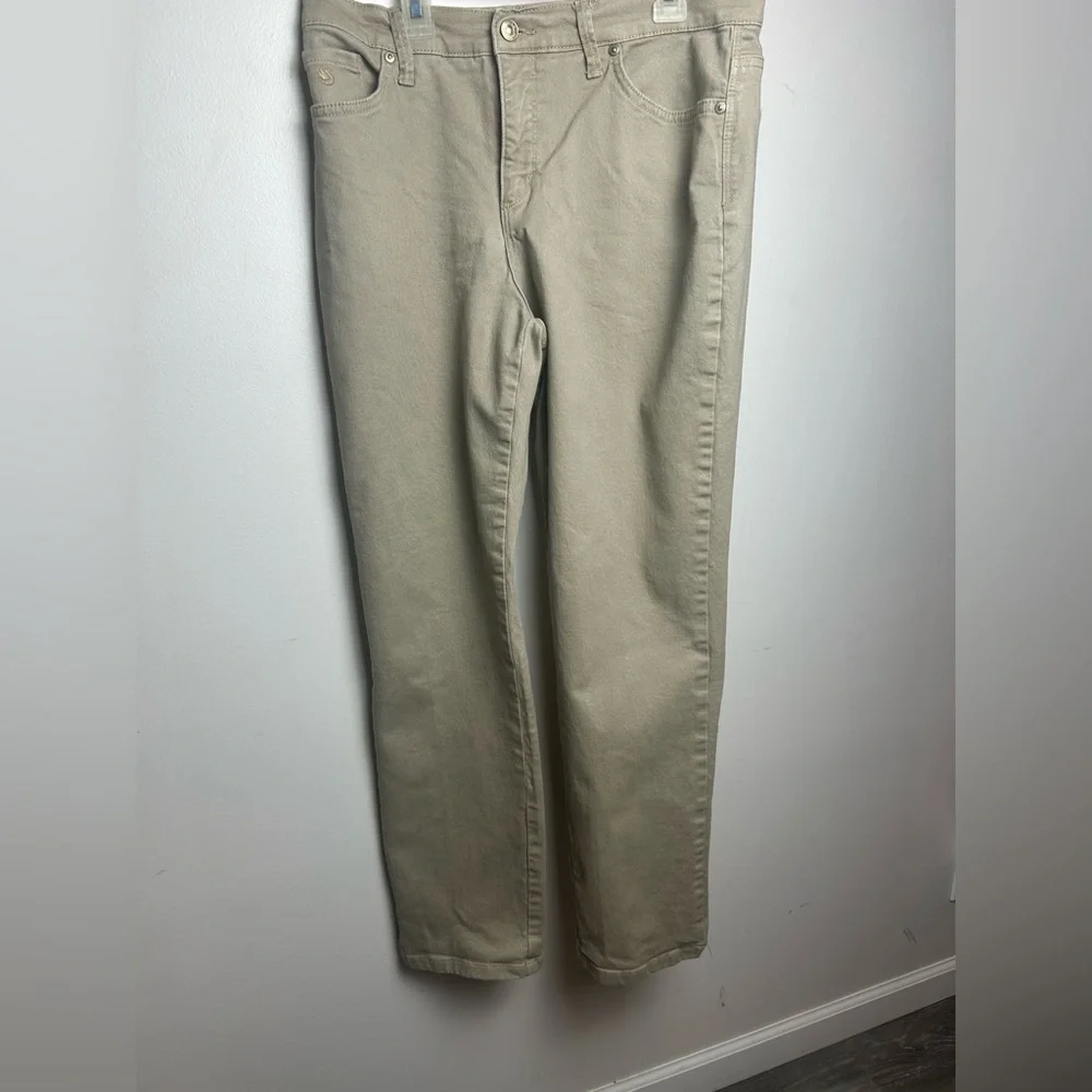 High Rise Amanda Jeans - Tan Pants